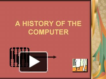 history of computer timeline from abacus to present