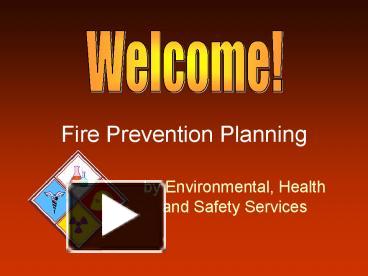 PPT – Fire Prevention Planning PowerPoint Presentation | Free To ...