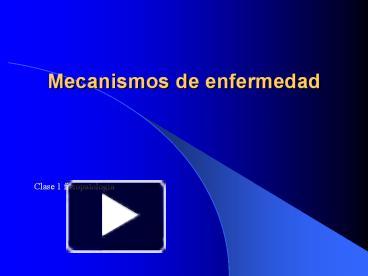 Ppt Mecanismos De Enfermedad Clase Fisiopatolog A Neoplastic