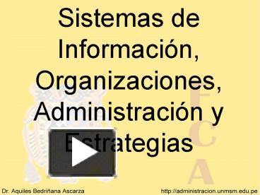 PPT – Sistemas De Informaci PowerPoint Presentation | Free To Download ...