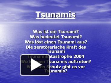 Ppt Tsunamis Powerpoint Presentation Free To View Id 3b4362 Yme2z