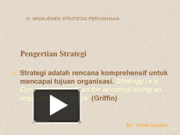 PPT – Pengertian Strategi PowerPoint Presentation | Free To Download ...