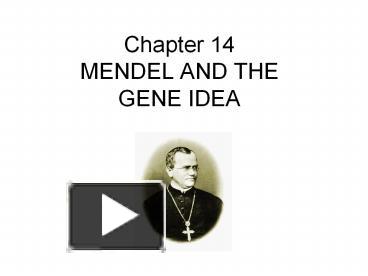 Ppt Chapter Mendel And The Gene Idea Powerpoint Presentation