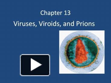 PPT – Viruses, Viroids, And Prions PowerPoint Presentation | Free To ...