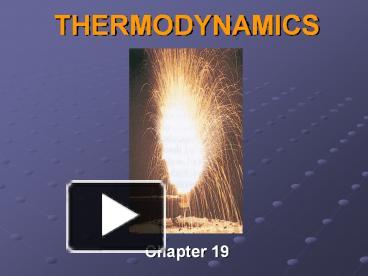 PPT – THERMODYNAMICS PowerPoint Presentation | Free To View - Id ...