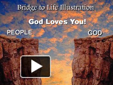 Ppt – Bridge To Life Illustration Powerpoint Presentation 