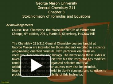 Ppt George Mason University Powerpoint Presentation Free To View