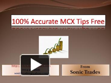 Ppt Accurate Mcx Tips Free Powerpoint Presentation Free To