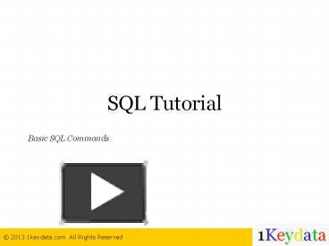 PPT – SQL Tutorial - Basic Commands PowerPoint Presentation | Free To ...