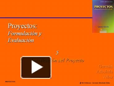 PPT – Proyectos: Formulaci PowerPoint Presentation | Free To Download ...