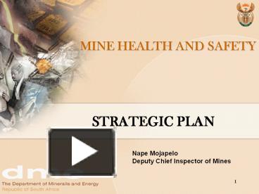 PPT – MINE HEALTH AND SAFETY PowerPoint Presentation | Free To Download ...