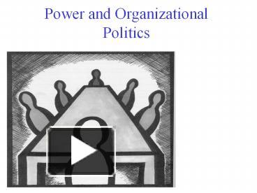 PPT – Power And Organizational Politics PowerPoint Presentation | Free ...