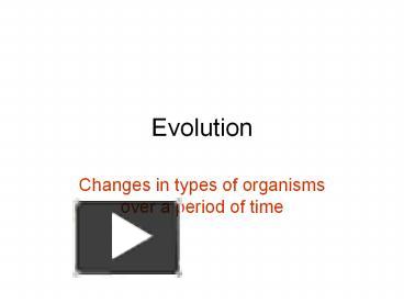 PPT – Evolution PowerPoint Presentation | Free To Download - Id: 3d591b ...