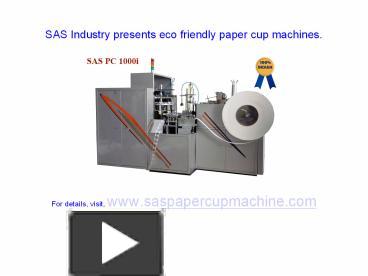 paper cup machine details