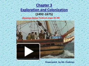 PPT – Exploration And Colonization PowerPoint Presentation | Free To ...