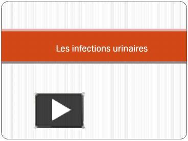 PPT – Les Infections Urinaires PowerPoint Presentation | Free To ...