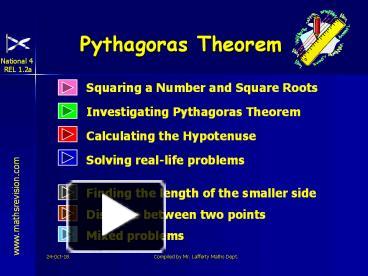 PPT – Pythagoras Theorem PowerPoint Presentation | Free To Download ...