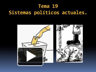 PPT – Tema 19 Sistemas Pol PowerPoint Presentation | Free To Download ...