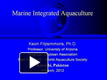 PPT – Marine Integrated Aquaculture PowerPoint Presentation | Free To ...