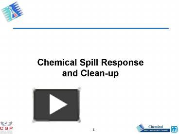 PPT – Chemical Spill Response And Clean-up PowerPoint Presentation ...