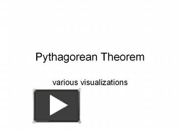 PPT – Pythagorean Theorem PowerPoint Presentation | Free To Download ...