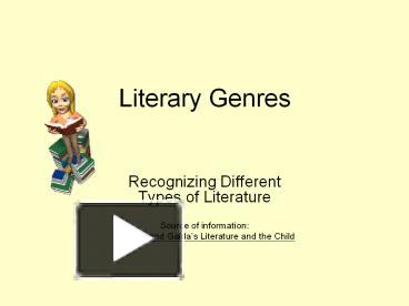 PPT – Literary Genres PowerPoint Presentation | Free To Download - Id ...