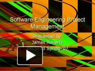 PPT Software Engineering Project Management PowerPoint Presentation