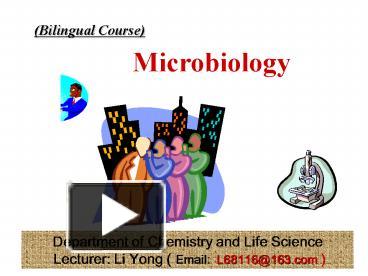 PPT – Microbiology PowerPoint Presentation | Free To View - Id: 456477 ...