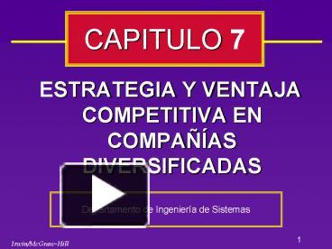 PPT ESTRATEGIA Y VENTAJA COMPETITIVA EN COMPA PowerPoint Presentation