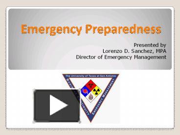 PPT – Emergency Preparedness PowerPoint Presentation | Free To Download ...