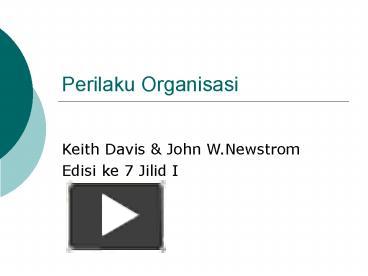 PPT – Perilaku Organisasi PowerPoint Presentation | Free To Download ...