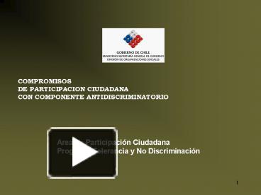 PPT – Plan Por La Tolerancia Y No Discriminaci PowerPoint Presentation ...