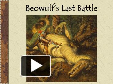 PPT – Beowulf PowerPoint Presentation | Free To View - Id: 49e8e0-MmE4Z