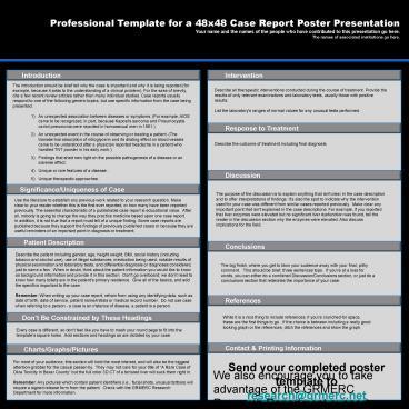 PPT 48x36 Poster Template PowerPoint presentation free to download