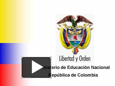 PPT – Ministerio De Educaci PowerPoint Presentation | Free To Download ...