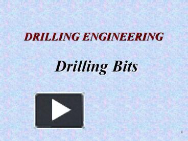 PPT – Drilling Bits PowerPoint Presentation | Free To Download - Id ...