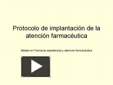 PPT Protocolo De Implantaci PowerPoint Presentation Free To