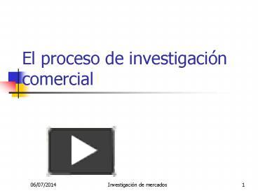 Ppt El Proceso De Investigaci Powerpoint Presentation Free To Download Id Bf Odczz