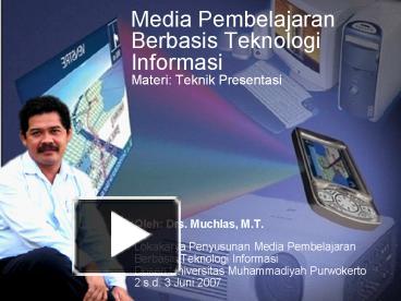 PPT – Media Pembelajaran Berbasis Teknologi Informasi Materi: Teknik ...