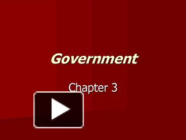 PPT – Government PowerPoint Presentation | Free To View - Id: 51c5a-NzNiZ