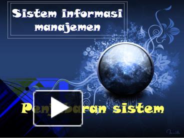 PPT – Sistem Informasi Manajemen PowerPoint Presentation | Free To ...