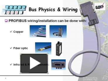 PPT – PROFIBUS Wiring/installation Can Be Done With: PowerPoint ...