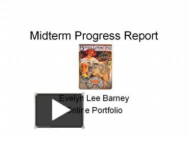 PPT Midterm Progress Report PowerPoint Presentation Free To View