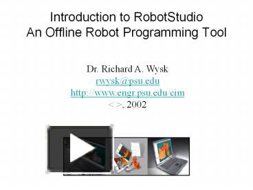 Online and offline programming of hot sale robot ppt