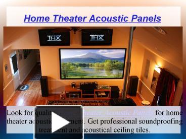 Ppt Acoustical Wall Panels Powerpoint Presentation Free To