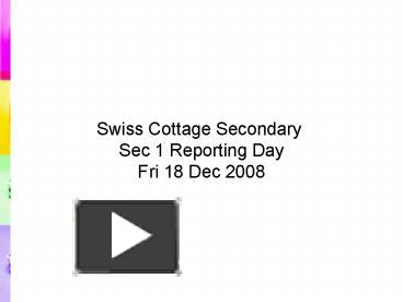 Ppt Swiss Cottage Secondary Powerpoint Presentation Free To