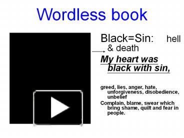 PPT – Wordless book PowerPoint presentation  free to view  id 586feb