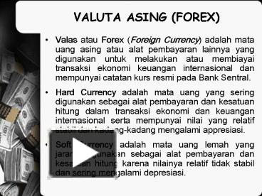 Ppt Valuta Asing Forex Powerpoint Presentation Free To Download Id 58ba67 Ztcwn