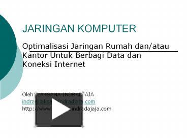 Ppt Jaringan Komputer Powerpoint Presentation Free To Download Id Mwi N