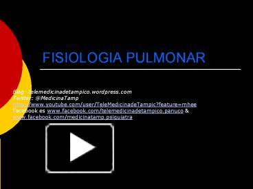 PPT – FISIOLOGIA PULMONAR PowerPoint Presentation | Free To Download ...